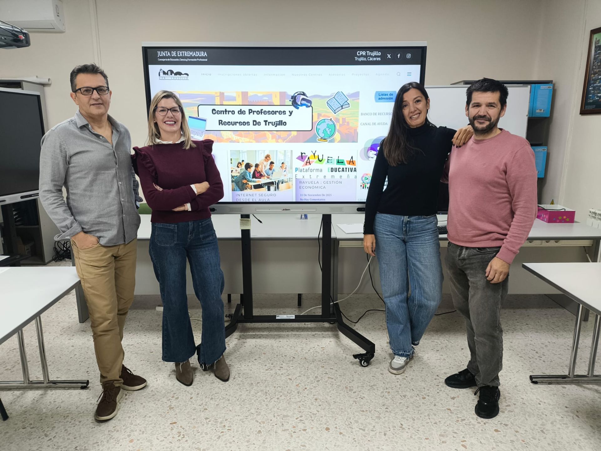 El equipo pedagógico del CPR de Trujillo