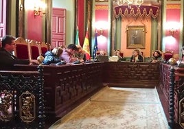 Sesión plenaria celebrada ayer