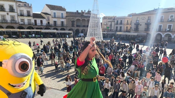 La ciudad despide el año con 'La fábrica de la Navidad' en la plaza Mayor