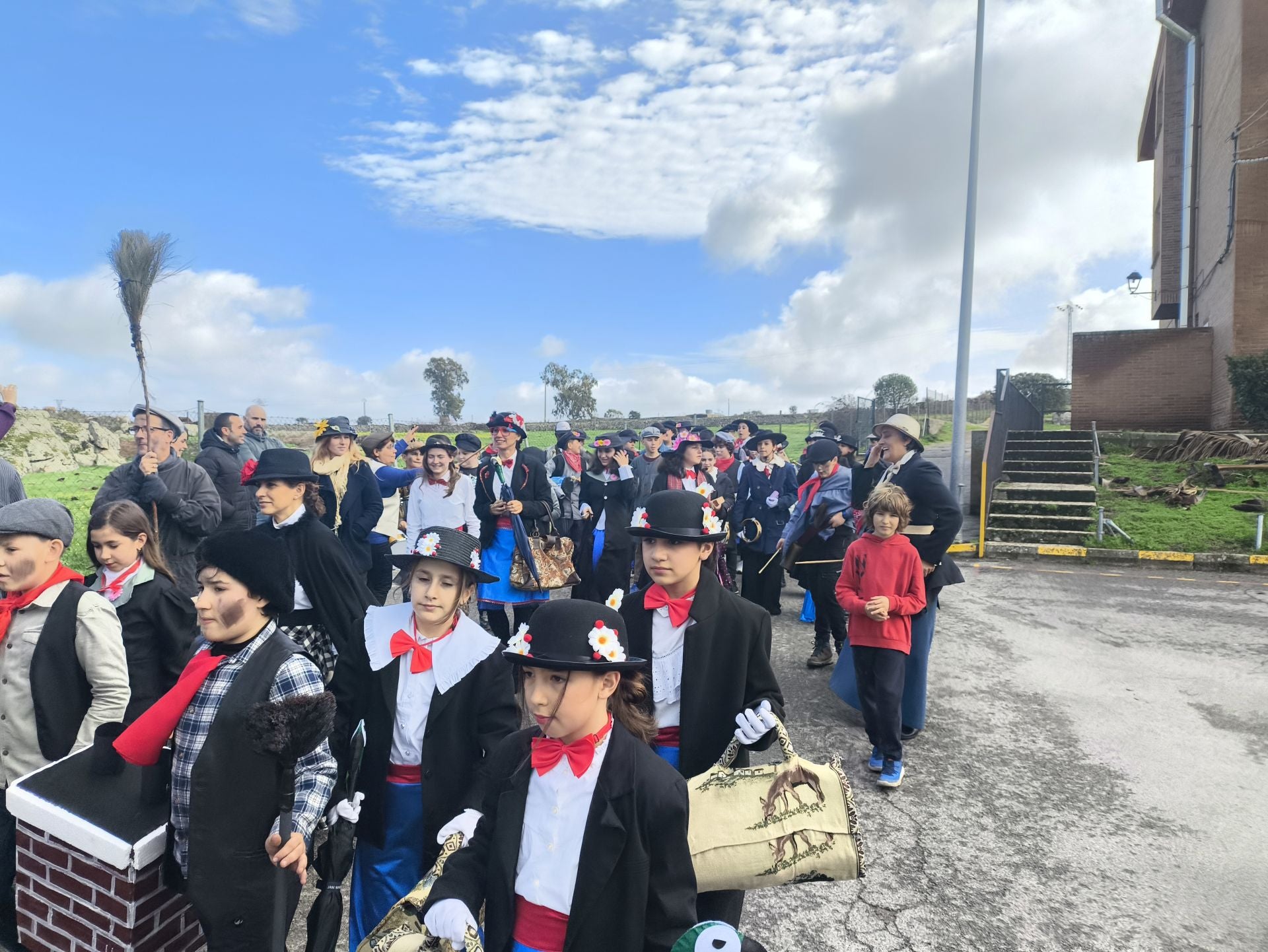 Mary Poppins en el desfile de Carnaval de Las Américas