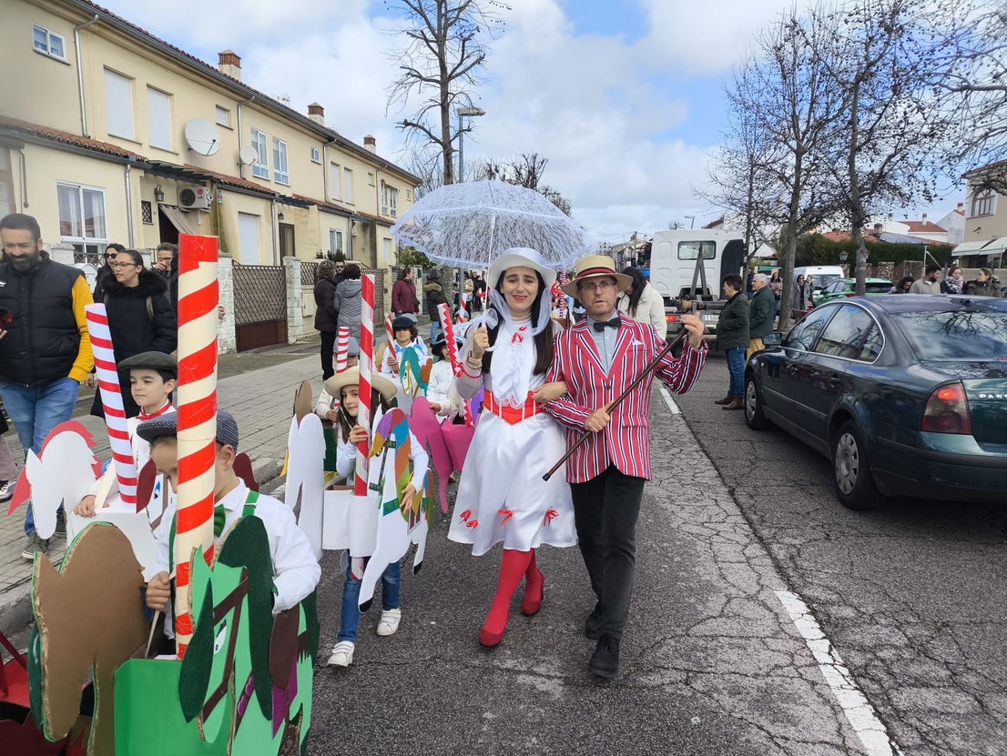 Mary Poppins en el desfile de Carnaval de Las Américas