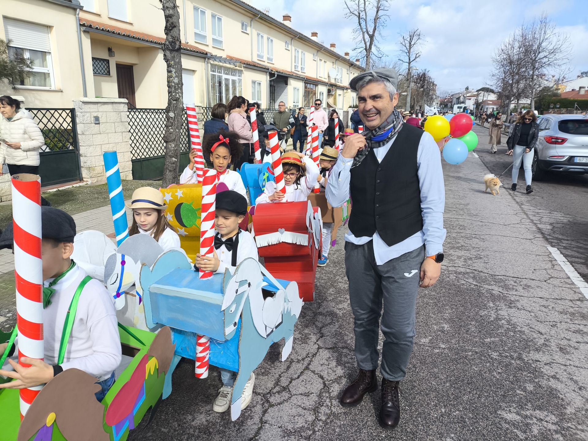 Mary Poppins en el desfile de Carnaval de Las Américas