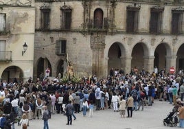 Una de las procesiones organizadas por la Junta de Cofradías.