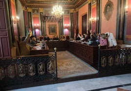 Votos a favor de la propuesta presesntada por el PSOE en el pleno de este miércoles.