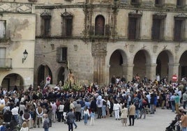 Una de las procesiones de Semana Santa.