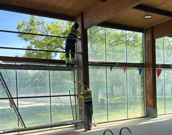 Comienzan las obras en diferentes instalaciones deportivas