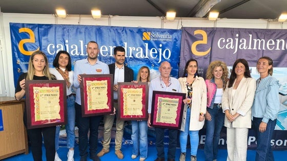 Premiados y autoridades en la entrega de galardones