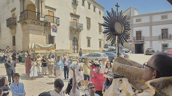Un momento de la procesión.