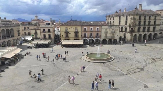 La plaza Mayor de Trujillo