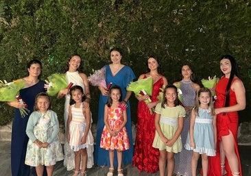 Reinas y damas juveniles e infantiles de Huertas de Ánimas.