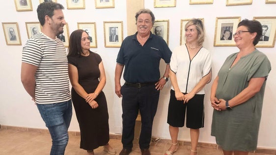 Integrantes del grupo municipal del PSOE del Ayuntamiento.
