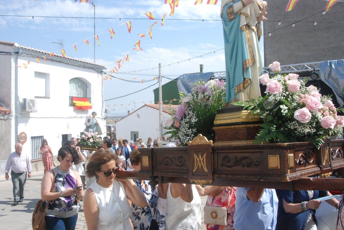 Belén celebró la procesión con la Patrona