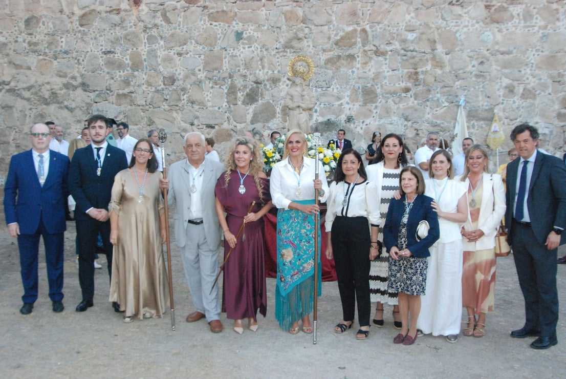 La Patrona llega a la iglesia de San Martín