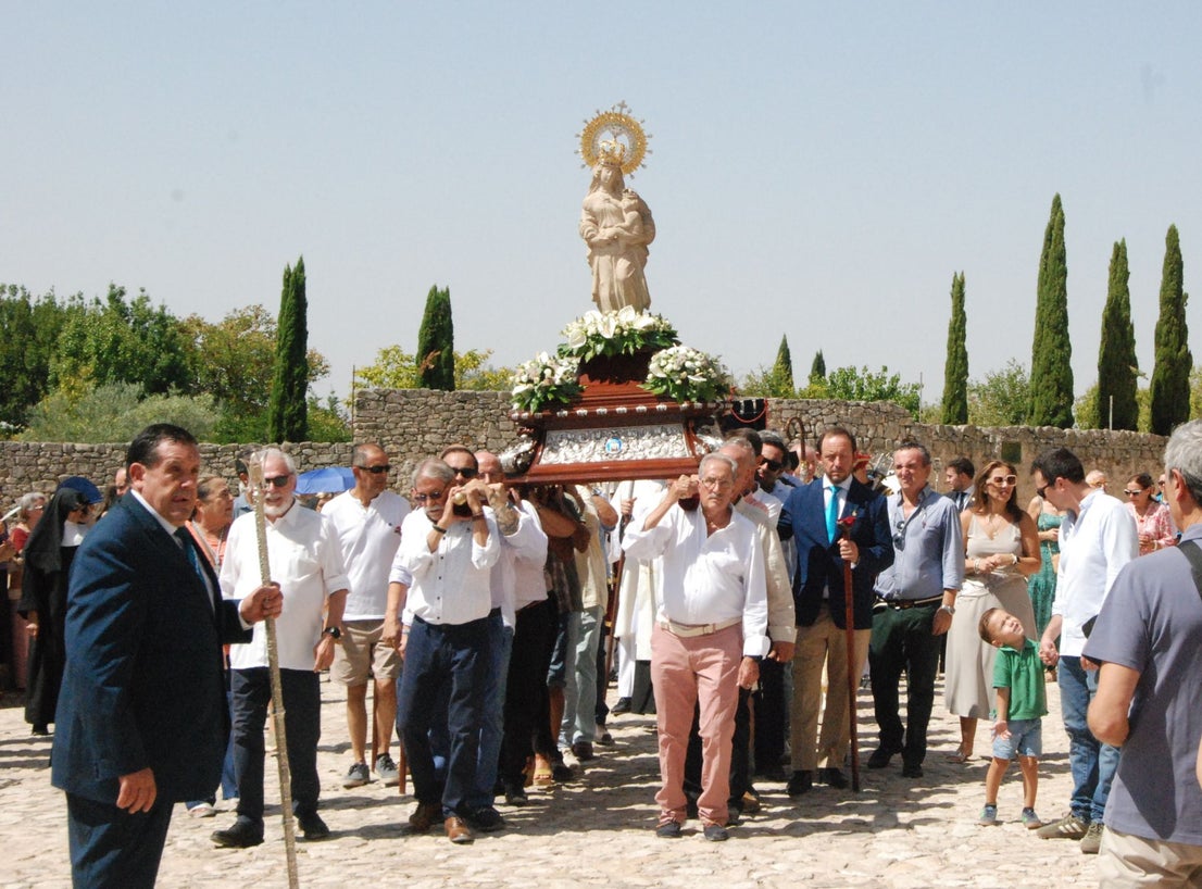 La Patrona vuelve a la alcazaba trujillana