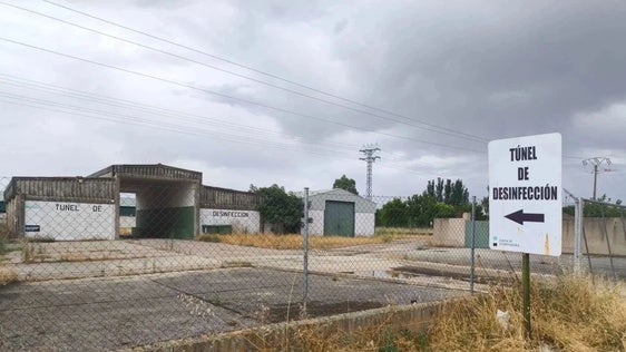 El túnel de desinfección de Trujillo