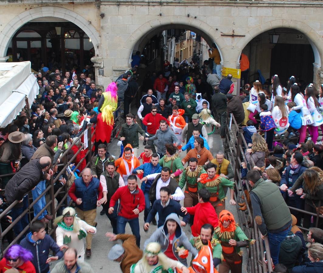 Entrada de los encierros el primer día de capeas 