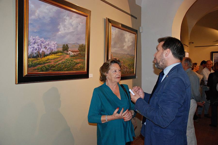 Juan Antonio Serrano, en na de las exposiciones pasadas. 