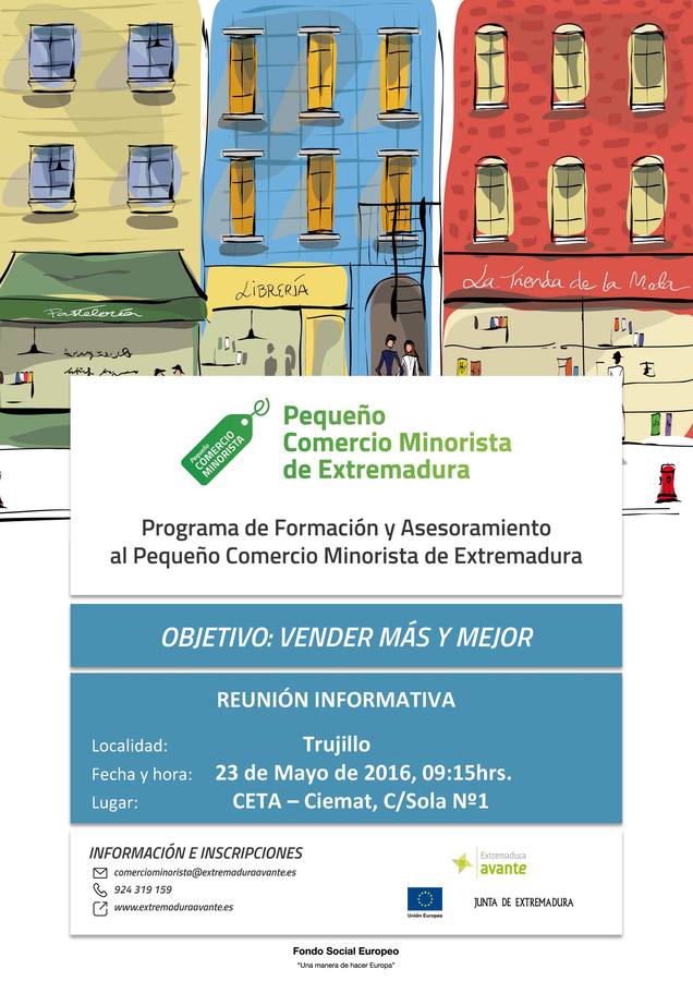Reunión informativa para el pequeño comercio minorista