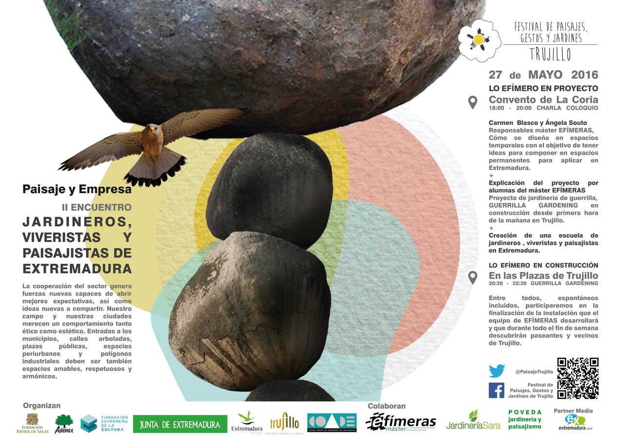 Encuentro de Viveristas, Jardineros y Paisajístas esta tarde en La Coria