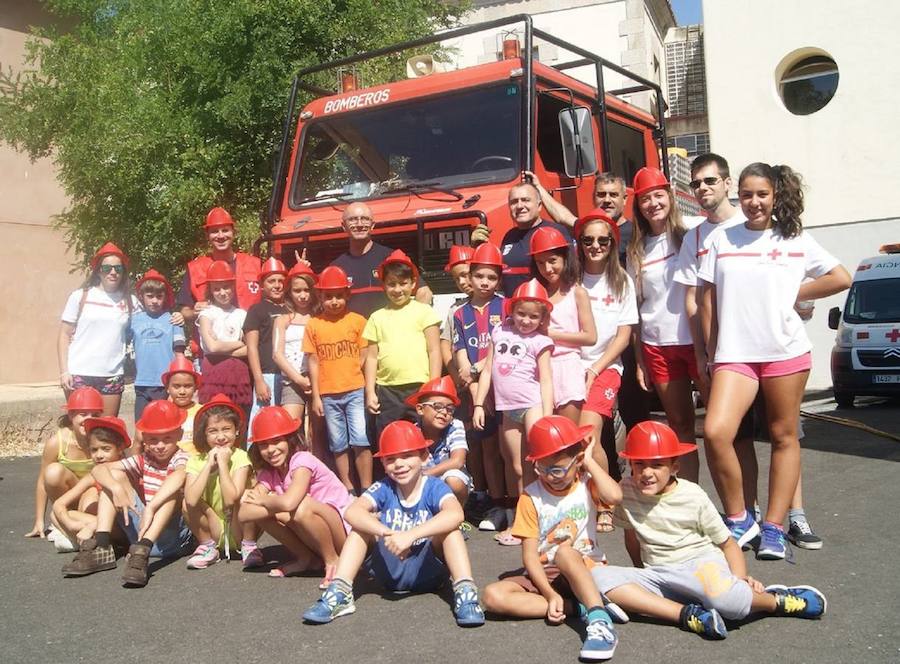 Campamento de Cruz Roja en una edición anterior 