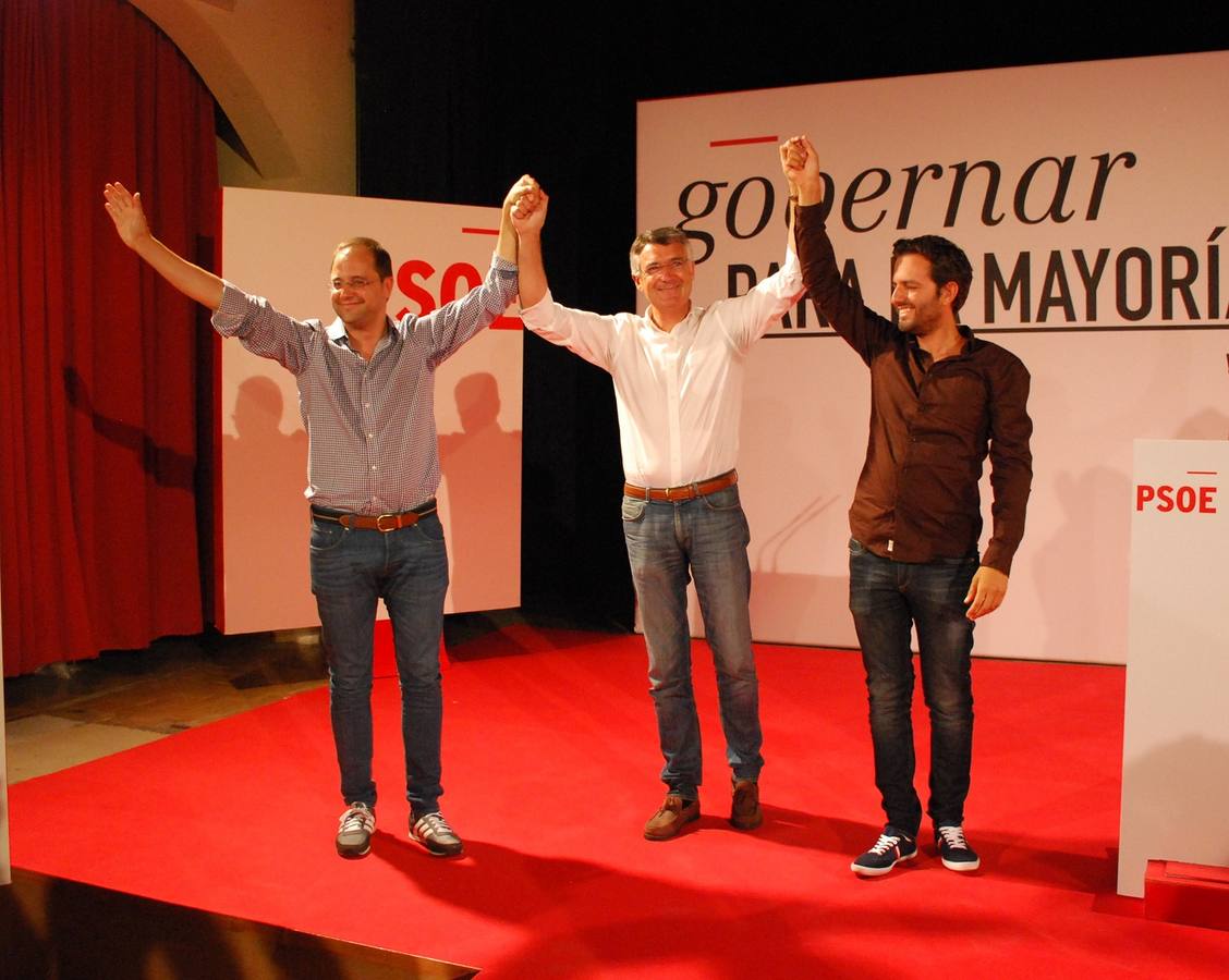 César Luena, Fernando Acero y Enrique Borrega 