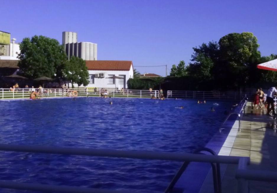 La piscina municipal, ayer 