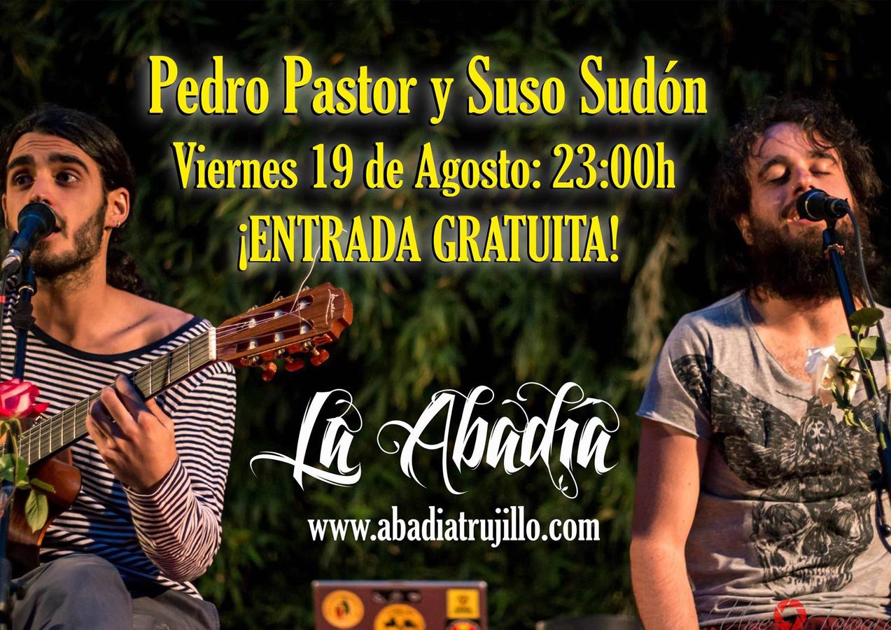 Recital de Pedro Pastor y Suso Sudón en Trujillo, este viernes