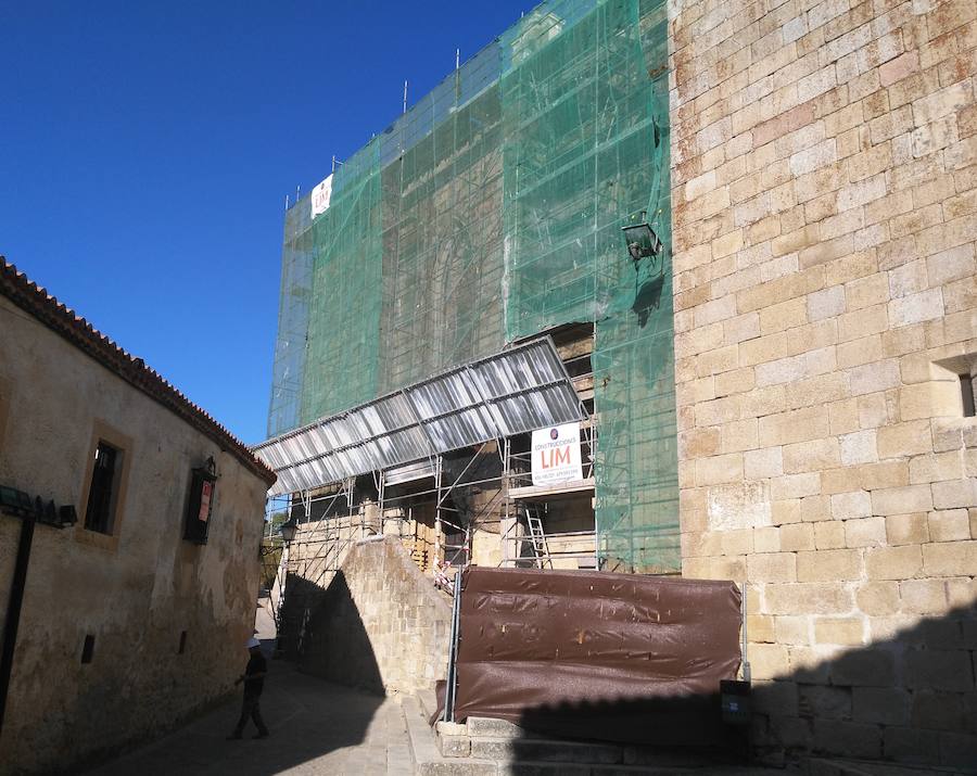 Las obras en la iglesia de Santa Maria 