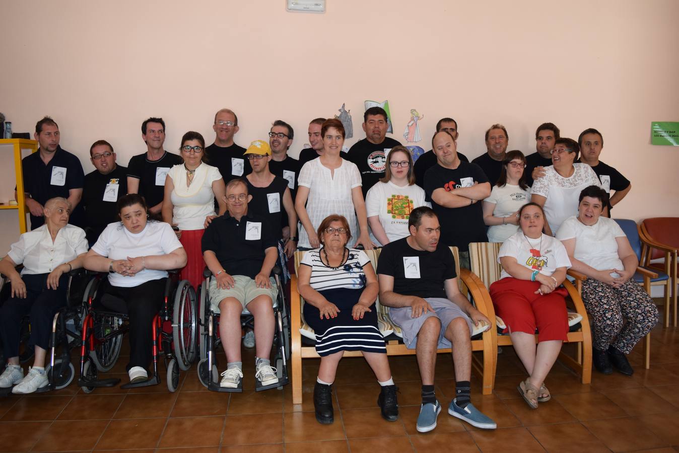 Usuarios del centro trujillano de Aspace Cáceres 