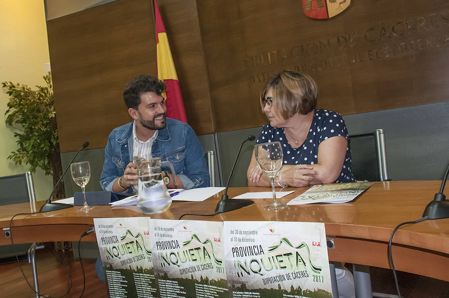 Rosario Cordero y Álvaro Sánchez Cotrina en la presentación