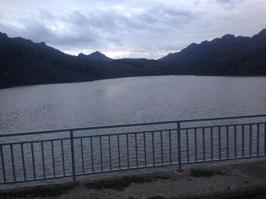 Situación acdtual del pantano Santa Lucía, tras las lluvias 