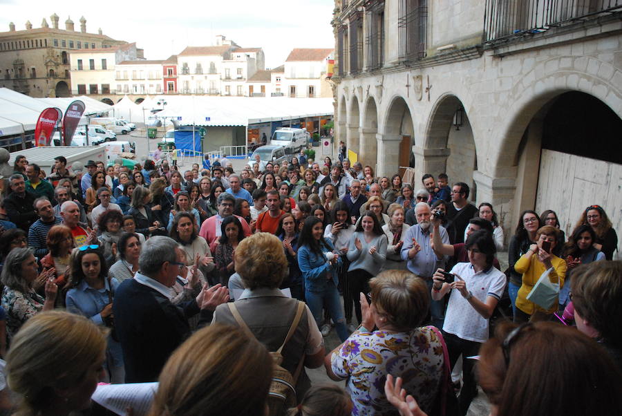 Asistentes a la protesta 