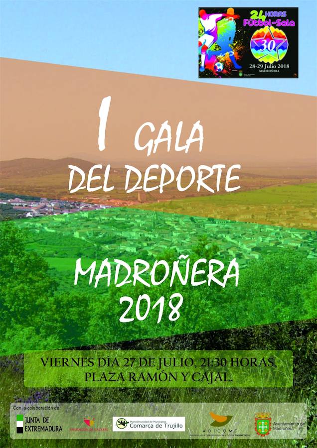 Madroñera celebra mañana su I Gala del Deporte