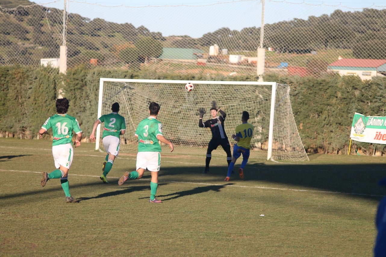 Imágenes del encuentro de la vigesimotercera jornada de liga de Tercera División, disputado en el Municipal de San Roque y que terminó 6-2 (03-02-2019)