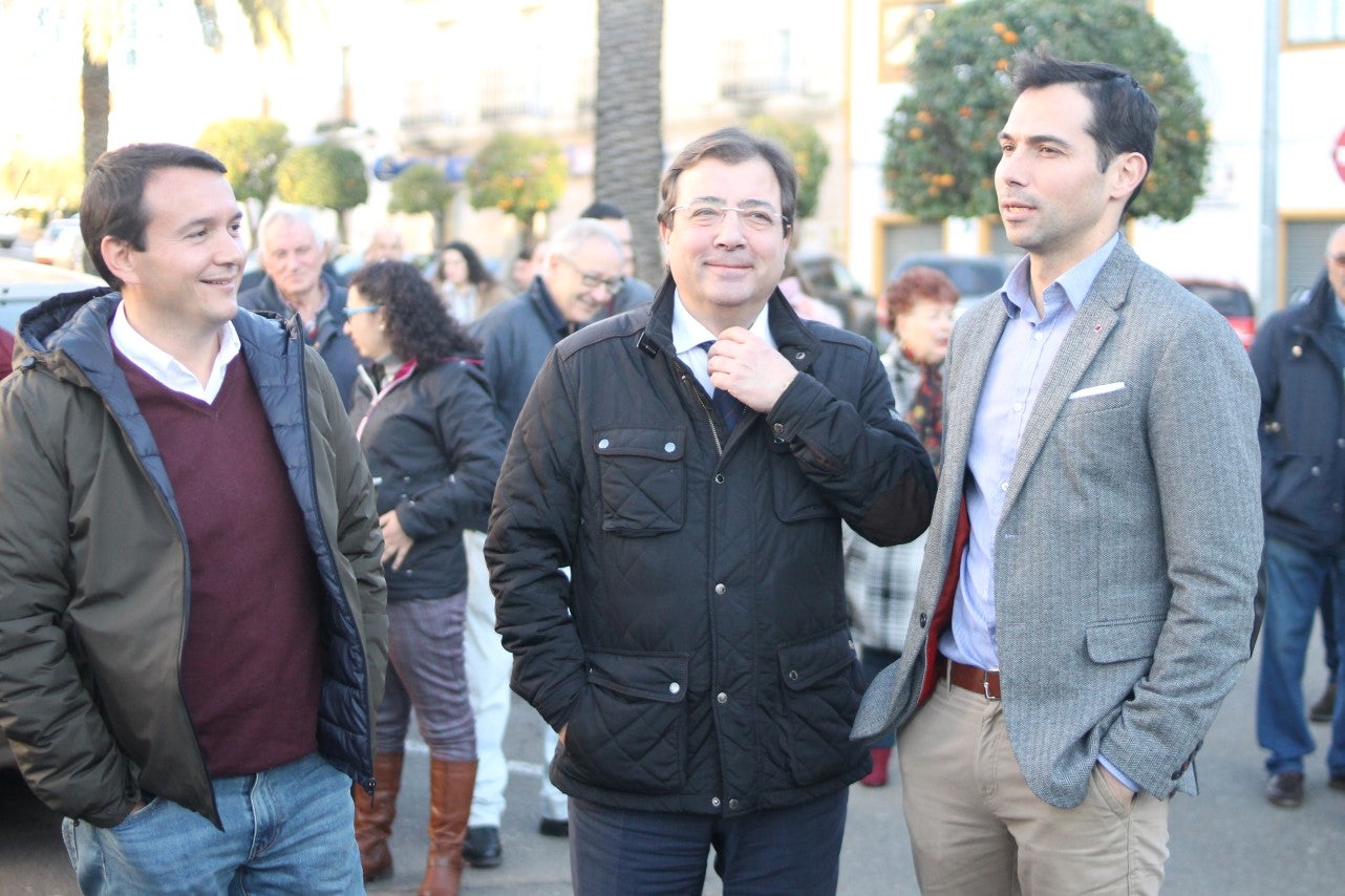 Imágenes de la presentación de la candidatura de Manolo Borrego a la alcaldía del ayuntamiento de Valverde, con la visita del presidente de la Junta, Guillermo Fernández Vara (08-02-2019)