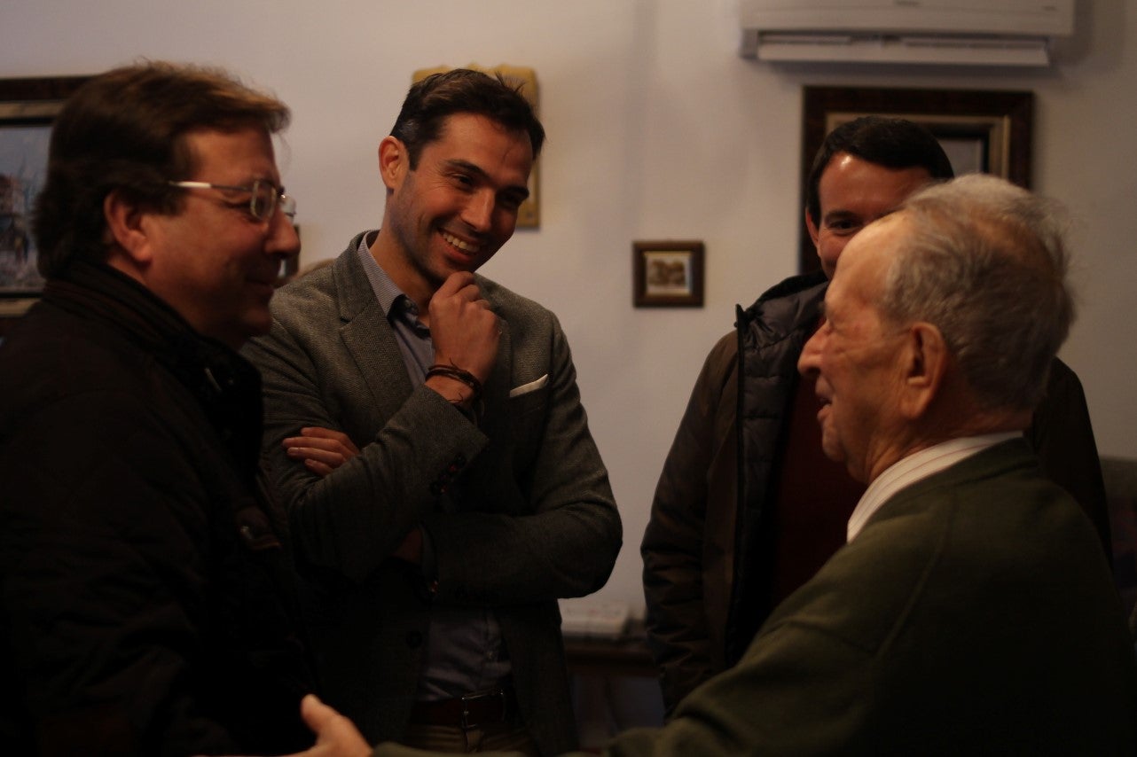 Imágenes de la presentación de la candidatura de Manolo Borrego a la alcaldía del ayuntamiento de Valverde, con la visita del presidente de la Junta, Guillermo Fernández Vara (08-02-2019)