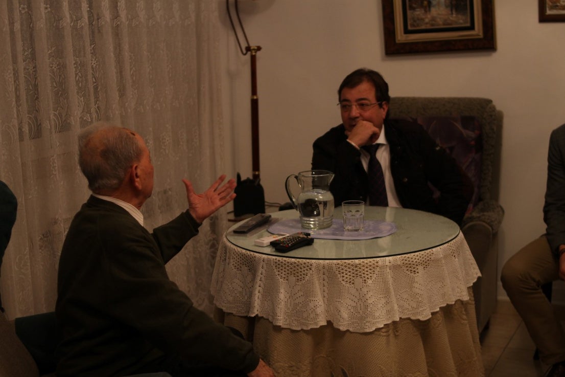 Imágenes de la presentación de la candidatura de Manolo Borrego a la alcaldía del ayuntamiento de Valverde, con la visita del presidente de la Junta, Guillermo Fernández Vara (08-02-2019)