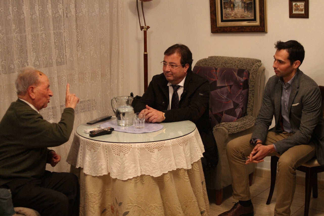 Imágenes de la presentación de la candidatura de Manolo Borrego a la alcaldía del ayuntamiento de Valverde, con la visita del presidente de la Junta, Guillermo Fernández Vara (08-02-2019)