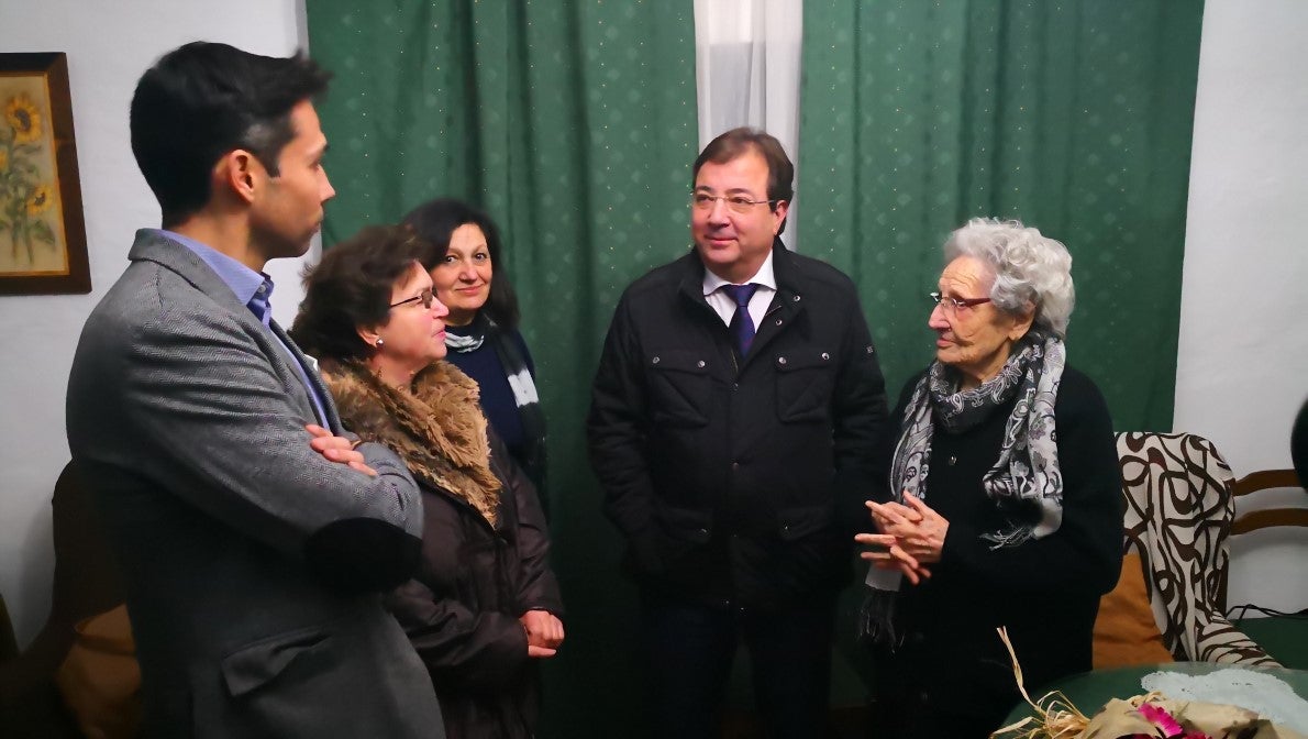 Imágenes de la presentación de la candidatura de Manolo Borrego a la alcaldía del ayuntamiento de Valverde, con la visita del presidente de la Junta, Guillermo Fernández Vara (08-02-2019)