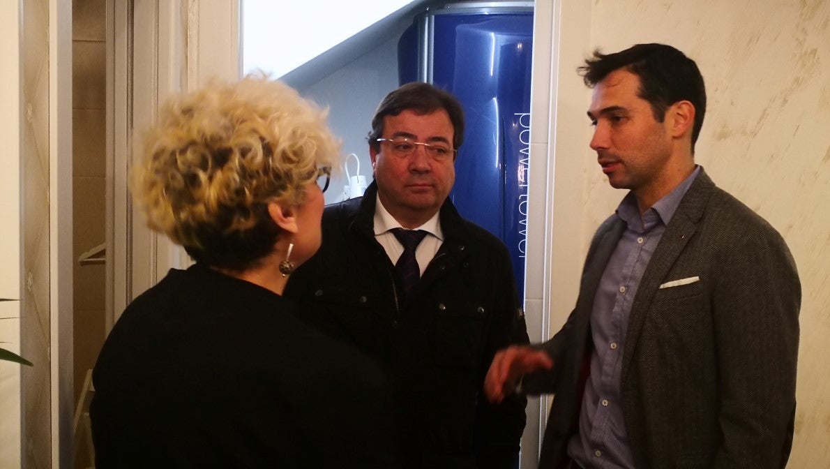 Imágenes de la presentación de la candidatura de Manolo Borrego a la alcaldía del ayuntamiento de Valverde, con la visita del presidente de la Junta, Guillermo Fernández Vara (08-02-2019)