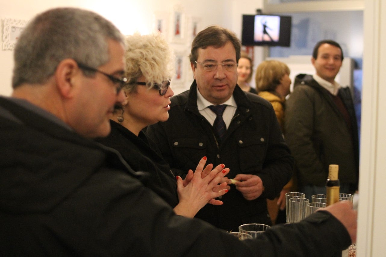 Imágenes de la presentación de la candidatura de Manolo Borrego a la alcaldía del ayuntamiento de Valverde, con la visita del presidente de la Junta, Guillermo Fernández Vara (08-02-2019)