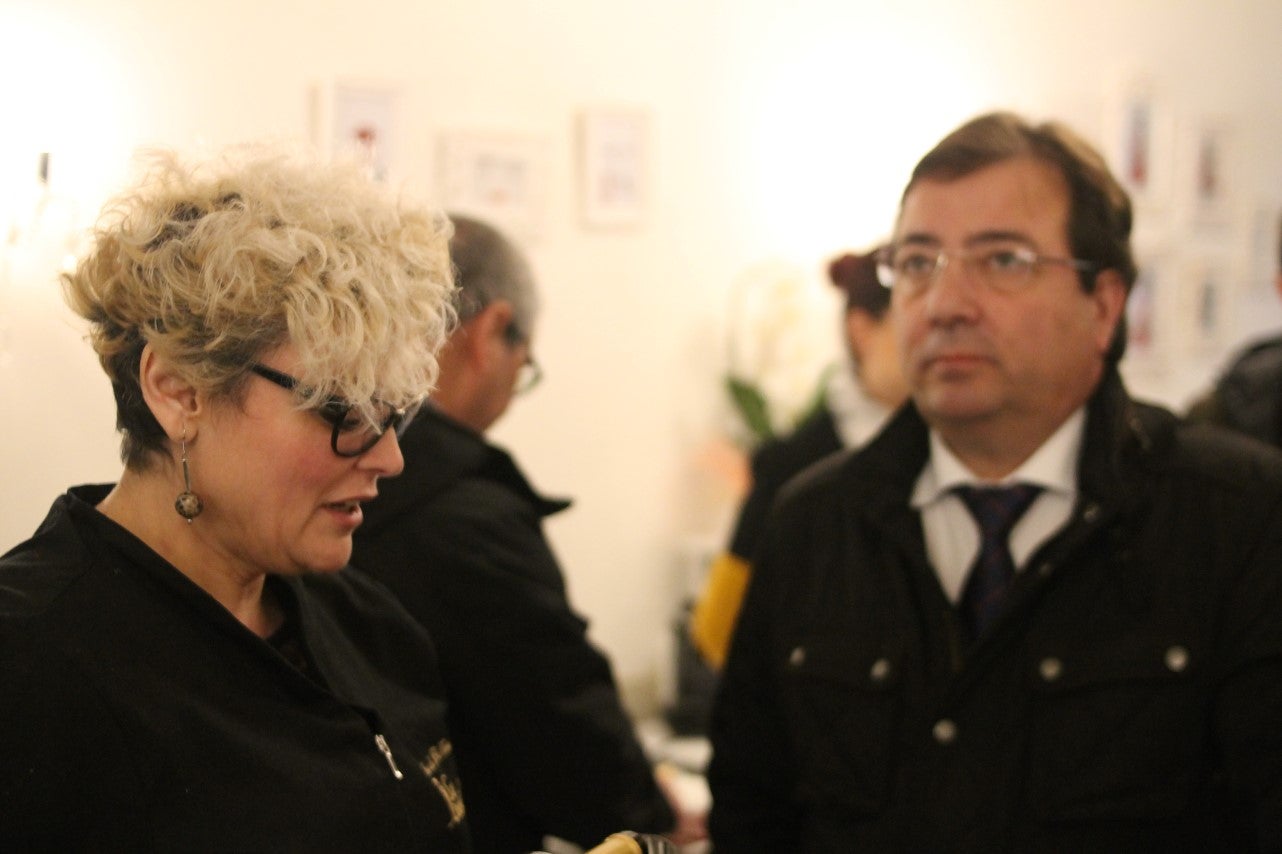 Imágenes de la presentación de la candidatura de Manolo Borrego a la alcaldía del ayuntamiento de Valverde, con la visita del presidente de la Junta, Guillermo Fernández Vara (08-02-2019)