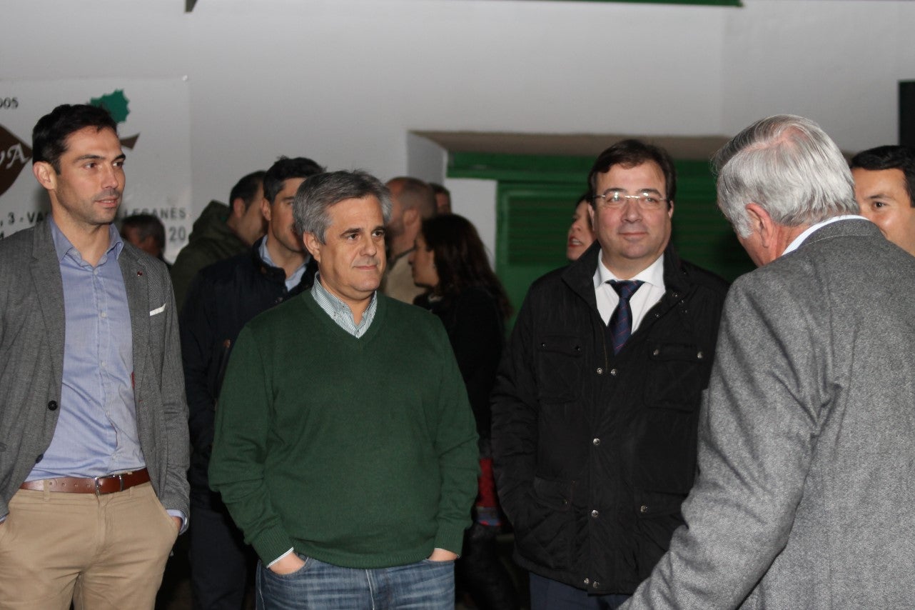 Imágenes de la presentación de la candidatura de Manolo Borrego a la alcaldía del ayuntamiento de Valverde, con la visita del presidente de la Junta, Guillermo Fernández Vara (08-02-2019)