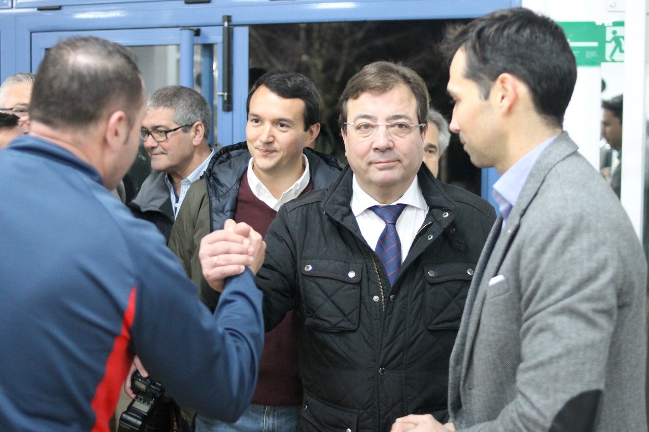 Imágenes de la presentación de la candidatura de Manolo Borrego a la alcaldía del ayuntamiento de Valverde, con la visita del presidente de la Junta, Guillermo Fernández Vara (08-02-2019)