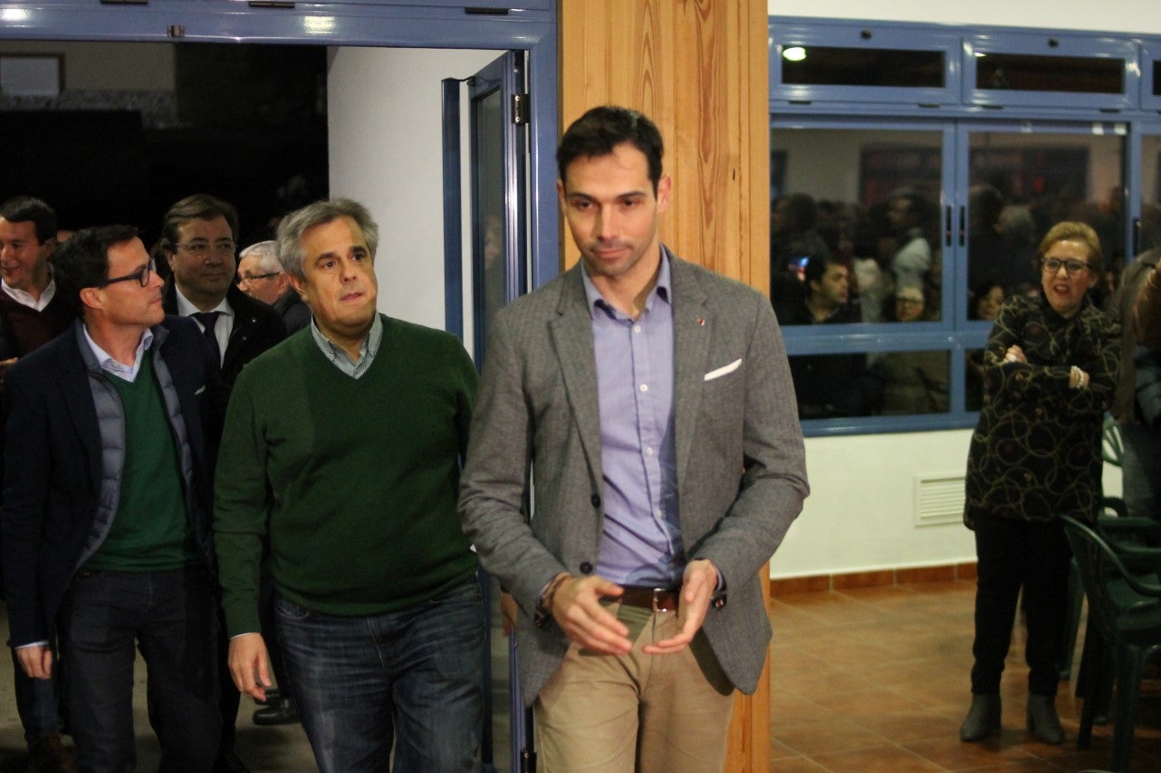 Imágenes de la presentación de la candidatura de Manolo Borrego a la alcaldía del ayuntamiento de Valverde, con la visita del presidente de la Junta, Guillermo Fernández Vara (08-02-2019)