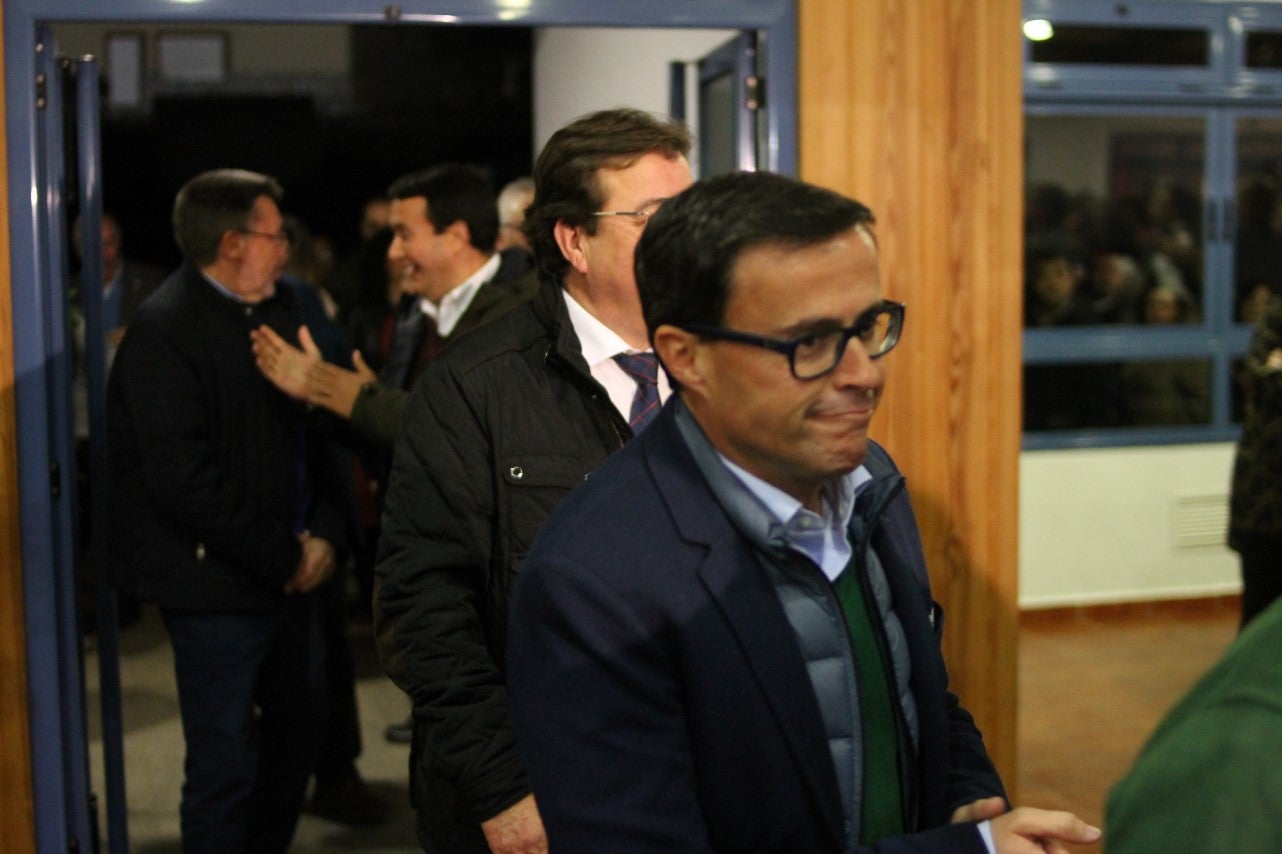 Imágenes de la presentación de la candidatura de Manolo Borrego a la alcaldía del ayuntamiento de Valverde, con la visita del presidente de la Junta, Guillermo Fernández Vara (08-02-2019)