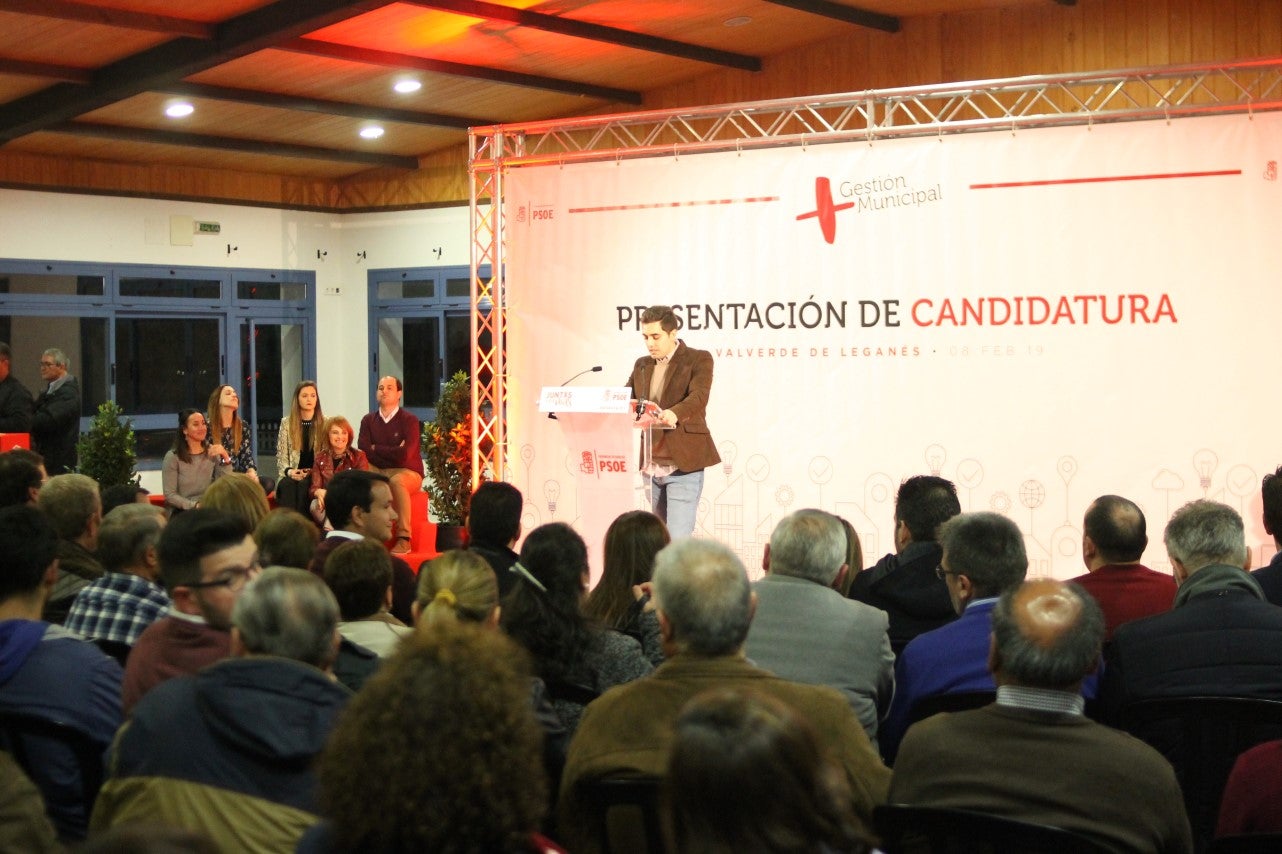 Imágenes de la presentación de la candidatura de Manolo Borrego a la alcaldía del ayuntamiento de Valverde, con la visita del presidente de la Junta, Guillermo Fernández Vara (08-02-2019)