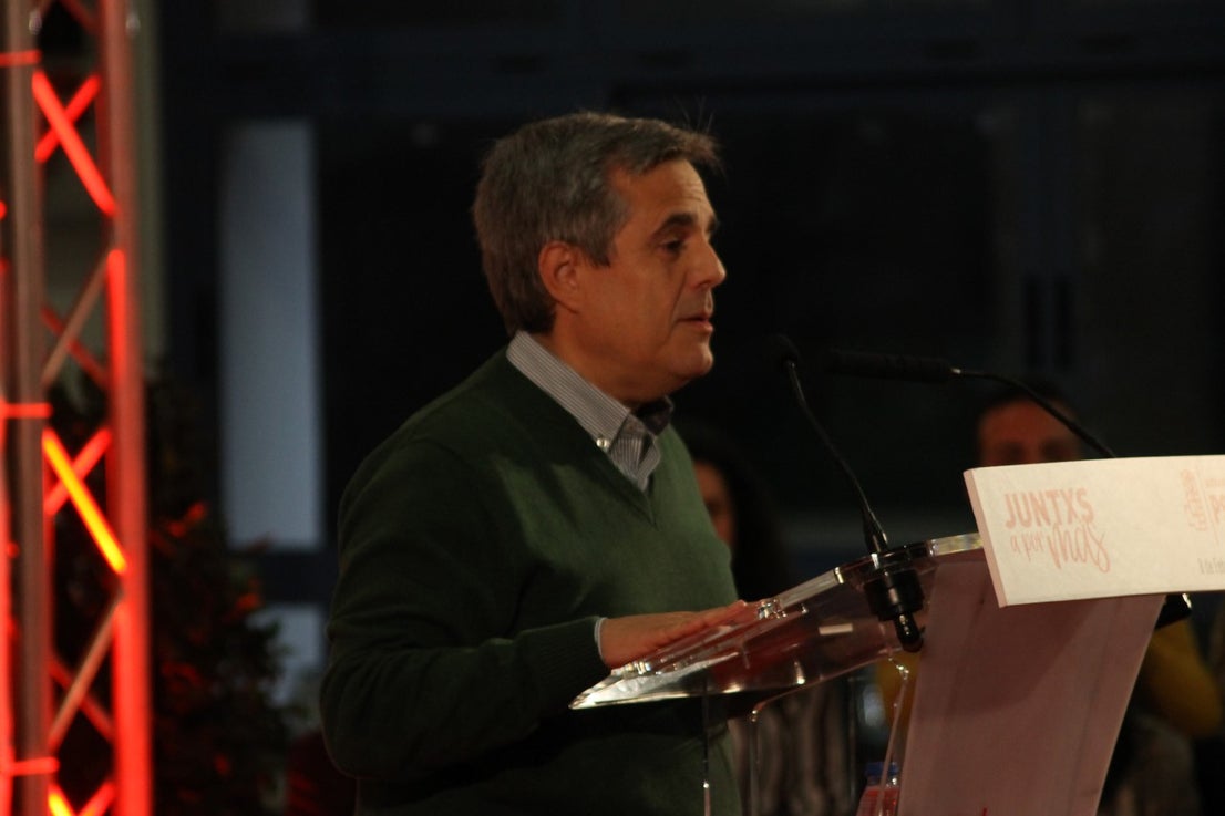 Imágenes de la presentación de la candidatura de Manolo Borrego a la alcaldía del ayuntamiento de Valverde, con la visita del presidente de la Junta, Guillermo Fernández Vara (08-02-2019)