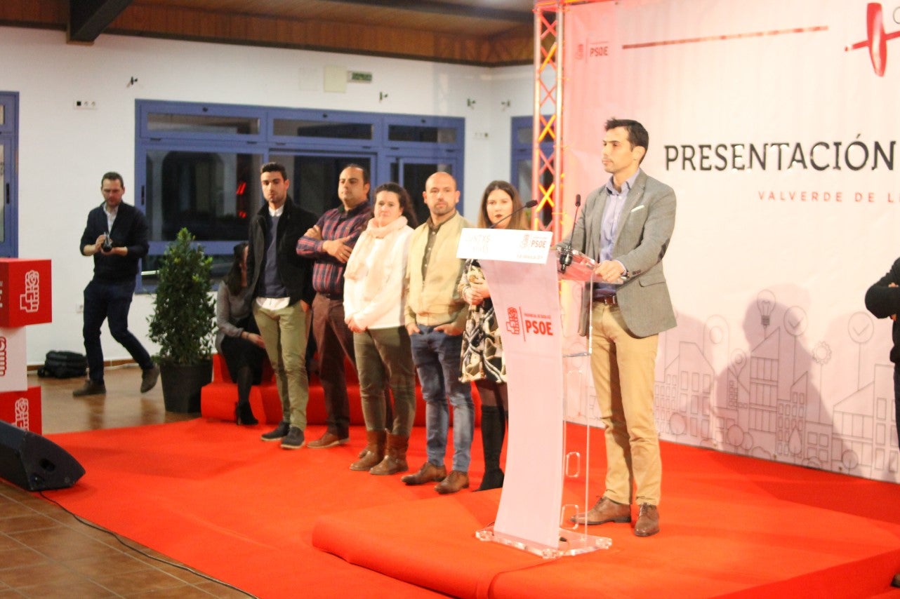 Imágenes de la presentación de la candidatura de Manolo Borrego a la alcaldía del ayuntamiento de Valverde, con la visita del presidente de la Junta, Guillermo Fernández Vara (08-02-2019)