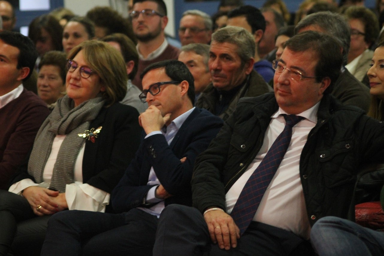 Imágenes de la presentación de la candidatura de Manolo Borrego a la alcaldía del ayuntamiento de Valverde, con la visita del presidente de la Junta, Guillermo Fernández Vara (08-02-2019)